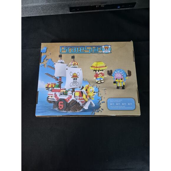 MACTANO Anime 1 Piece Luffy Thousand Sunny Pirate Boat  Anime-Inspired Pirate Ship Building Block Set 2,247 Pieces Brand New Family Fun